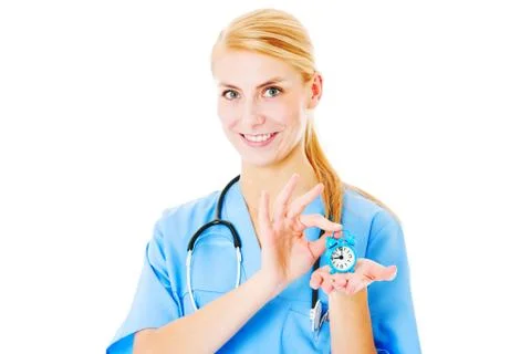 Time for doctor's appointment! Stock Photos