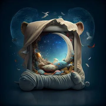 Time for dreams Stock Illustration