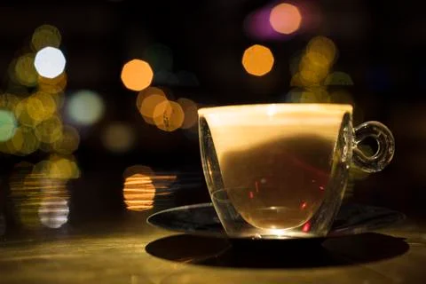Time to drink coffee. Stock Photos
