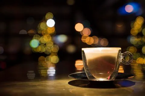 Time to drink coffee. Stock Photos