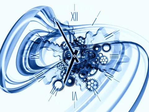 Time dynamic Illustrazione stock