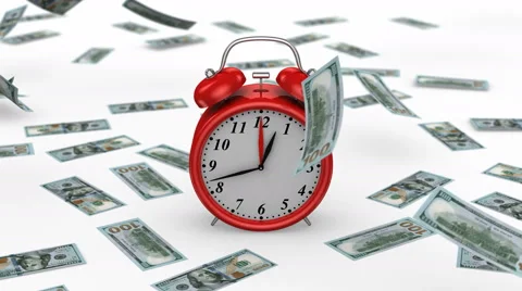 Time to earn money Stock Footage 46422552