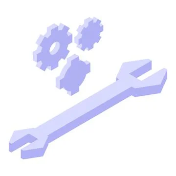 Time efficiency icon, isometric style Stock Illustration