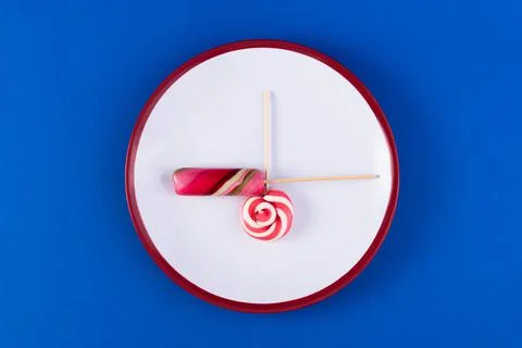 Time to end the diet Stock Photos