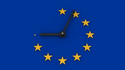 Time for European Union Stock Footage 43088977