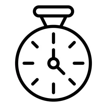 Time of eye patch icon outline vector. Face mask Ilustración de archivo