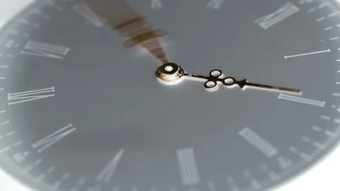 Time flies and the clock rapidly spinning Stock Footage 82466157