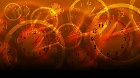 Time Flies Background - Clock 78 (HD) Stock Footage 12256504
