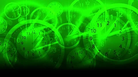 Time Flies Background - Clock 79 (HD) Stock Footage 12256935