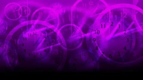 Time Flies Background - Clock 81 (HD) Stock Footage 12257894