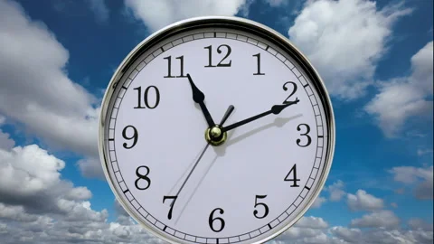 Clock Ticking Accelerated Time.High Speed Countdown Timer.Time Flies Moving  Fast Forward In This Time Lapse.Clock Face Running Out In High Speed.Timelapse  Ticks Fast Forward Moving. - SuperStock