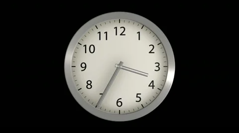 Time Flies - Clock 25 (HD) Stock Footage 11024236