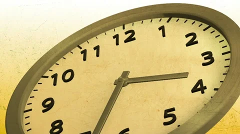 Time Flies - Clock 29 (HD) Stock Footage 11033179