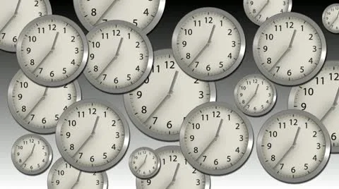 Time Flies - Clock 31 (HD) Stock Footage 11070165