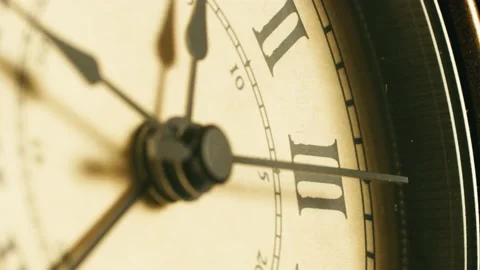 Time Flies clock Stock Footage 234156629