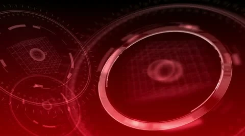 Time Flies - Hi-tech Clock 86 (HD) Stock Footage 12264203