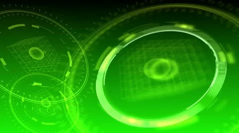 Time Flies - Hi-tech Clock 92 (HD) Stock Footage 12280605