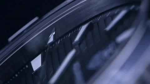 Time flies - swiss watch studio shot Stock Footage 61607512