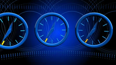 Time Flies - Time Lapse Clock 04 (HD) Stock Footage 1007529