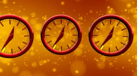 Time Flies - Time Lapse Clock 08 (HD) Stock Footage 1009642