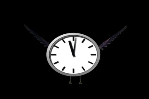 Time flies woozy Stock Footage 98093