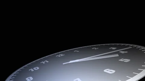 Time flow Clock Analog Background Big A30 Stock Footage 186062488