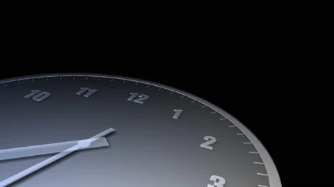 Time flow Clock Analog Background Big A11 Stock Footage 186077813