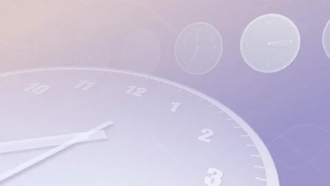 Time flow Clock Analog Background Aa Vídeos de archivo 190092375