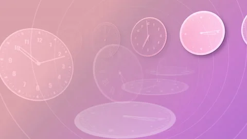 Time flow Clock Analog Background Cb Stock Footage 190115698