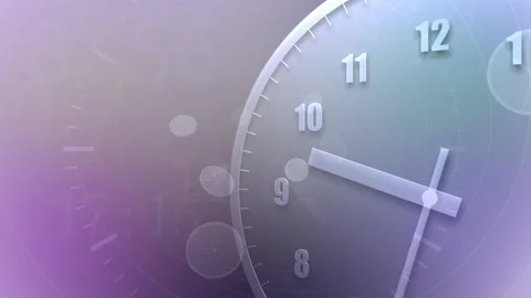 Time flow Clock Analog Big K3 스톡 동영상 197079703