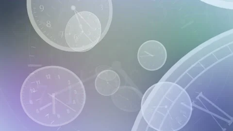 Time flow Clock Analog Flying B3 Видео 197146857