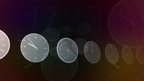 Time flow Clock Analog Line B2 Видео 197060058