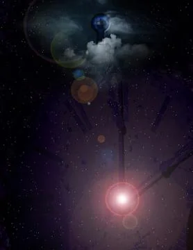 Time flow Stock Illustration