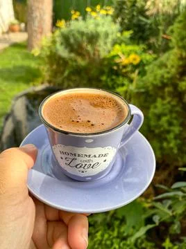 Time for a fresh coffee Stock Photos