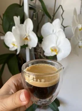 Time for a fresh coffee Stock Photos