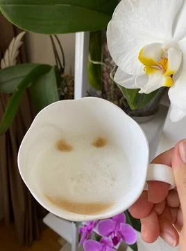 Time for a fresh coffee Foto stock
