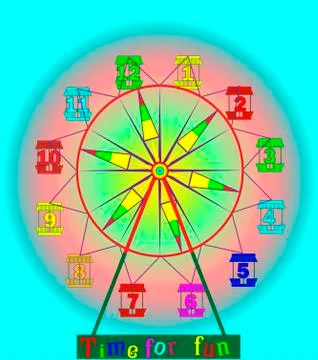 Time for fun Stock Illustration