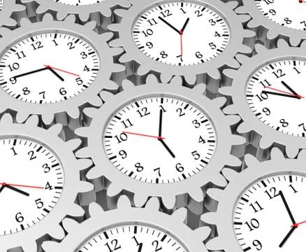 The time gear Stock Illustration