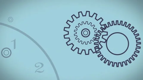 Time Gear Wheels Stock Footage 59638982