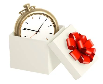 Time as a gift Stock Illustration