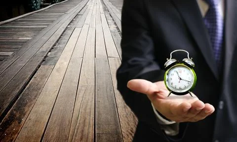 Time to go concept Stock Illustration