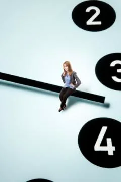 Time going bye Foto stock