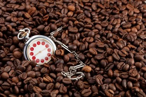 Time for a good coffee Stock Photos