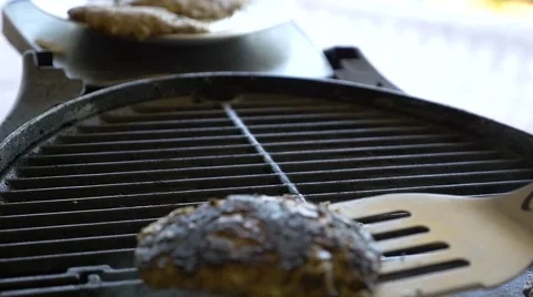 Time to Grill - BBQ Chef  Stock Footage 40313832