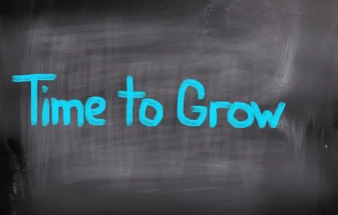 Time To Grow Concept Stock Illustration