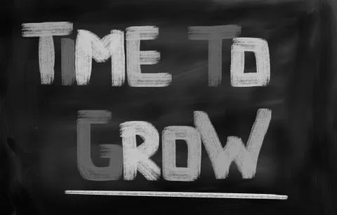 Time To Grow Concept Stock Illustration