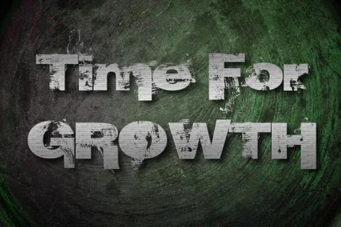 Time for growth concept Stock Illustration