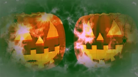 Time For Halloween After Effects stock
