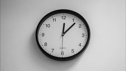 Time has going, the clock is working Stock Footage 154254040