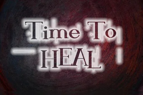 Time to heal concept Stock Illustration